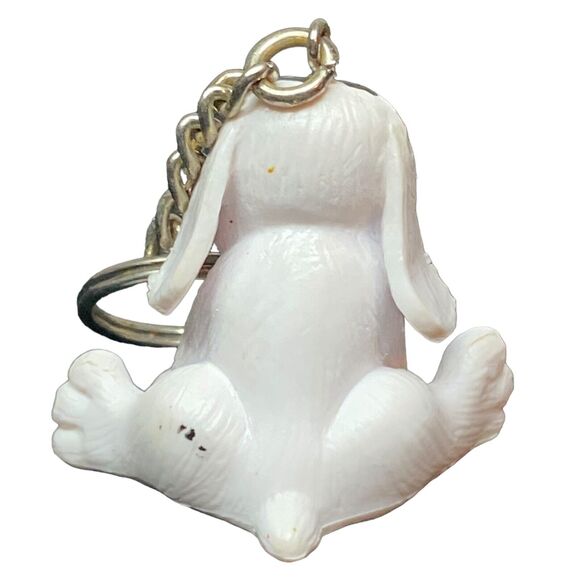 VTG Galoob Pound Puppies 1984 Dalmatians Dog Puppy Keychain 80s Accessory Toy - Picture 3 of 9